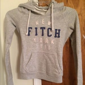 Grey Abercrombie hoodie