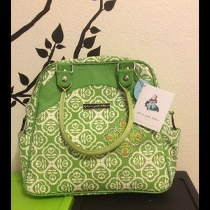 PPB green sashay satchel