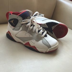 Jordan Olympics 7s (red blue & white)