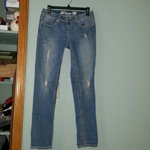 Seven7 slim straight jeans