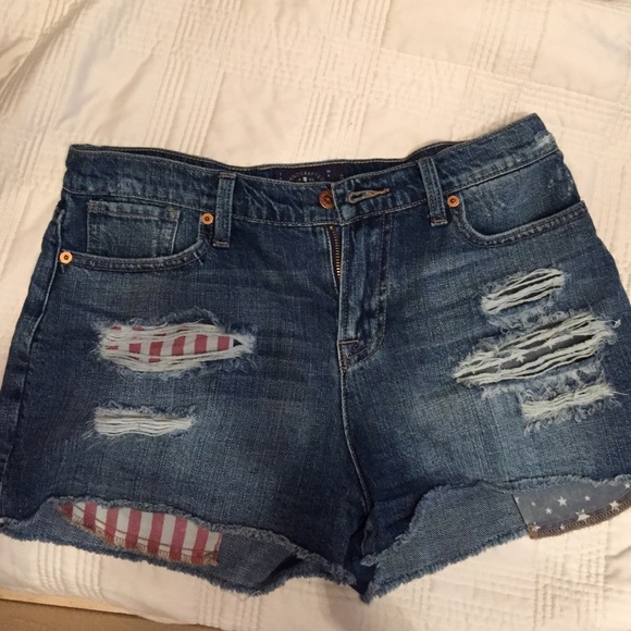Patriotic Stars and Stripes lucky brand shorts