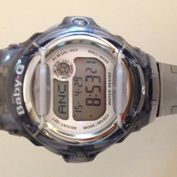 Baby G Gray watch
