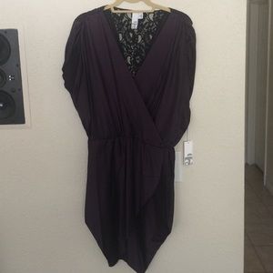 Plum colored dress