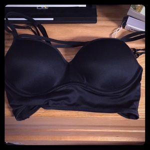 VS PINK black bralette