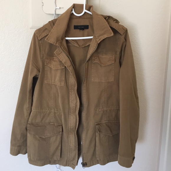 Camel Cargo Jacket