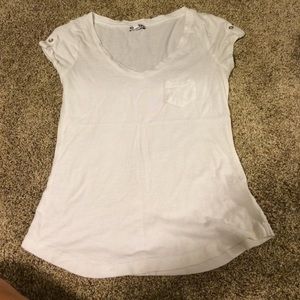 Express white v neck