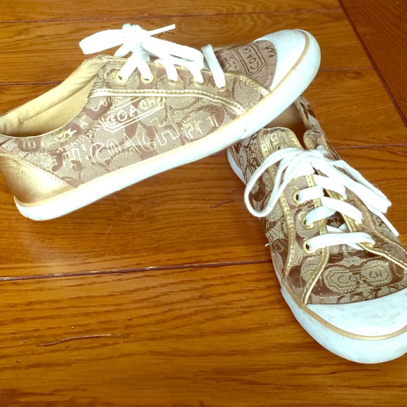 Gold Coach Shoes