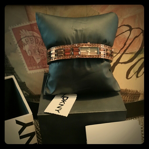 Beautiful  DKNY Bronze Bracelet Watch