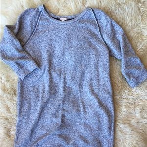 Gap sweatshirt dress // gray // medium