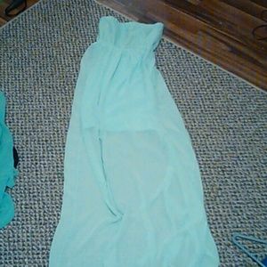Teal dress