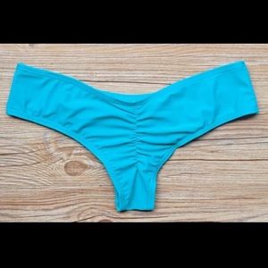 Medium Blue Brazilian Bikini Bottom