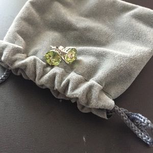 Light green earrings