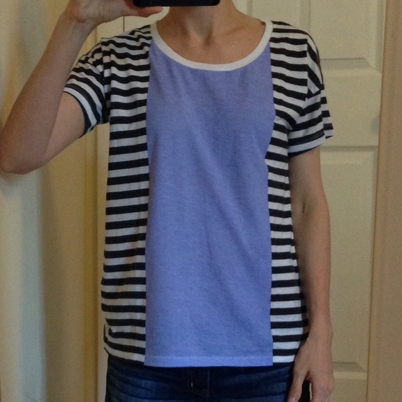 NWT JCrew Stripe Tee - Picture 2 of 2