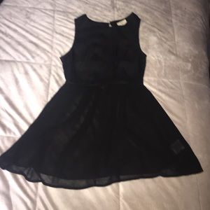 Urban outfitter open back sheer shirt