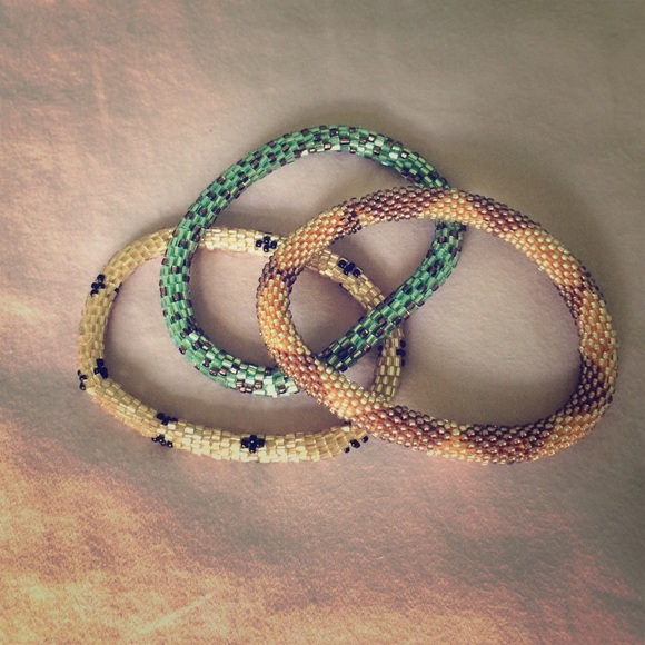 Set of three Lily & Laura bracelets
