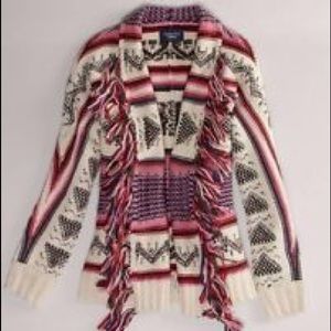 Pink tribal style sweater