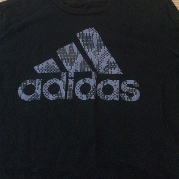ADIDAS Black&Gray-Purple Medium T-Shirt