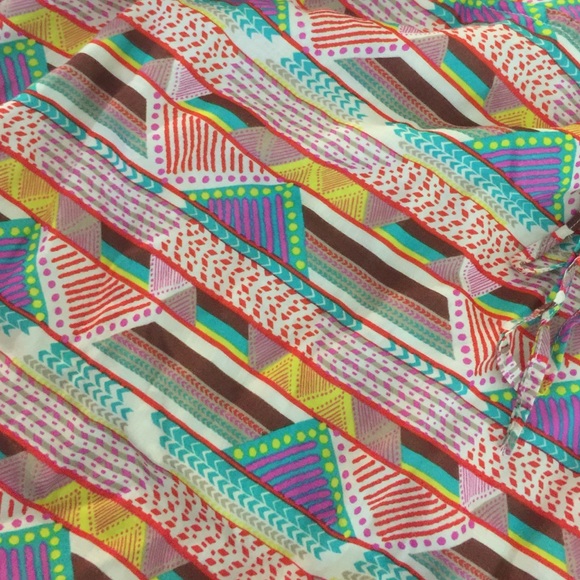 Flowy patterned flowy dress - Picture 3 of 3