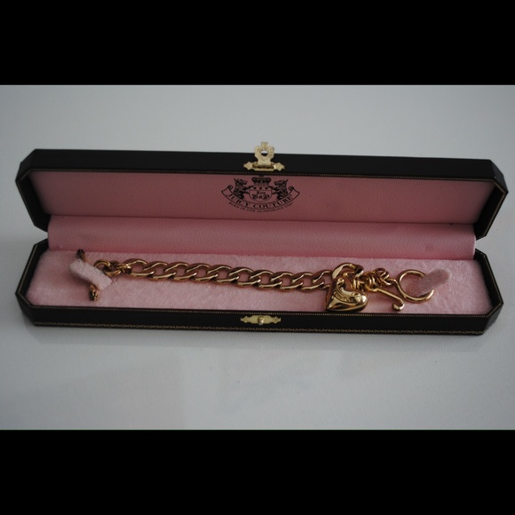 Juicy Couture gold charm bracelet in box - Picture 9 of 11