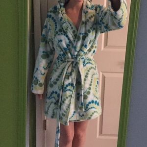 Green & blue robe