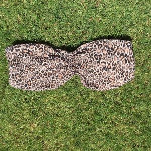 PINK leopard bandeau