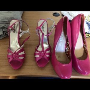 Pink heels