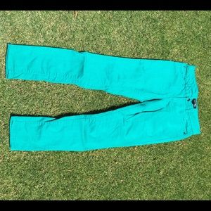 Forever 21 turquoise jeans