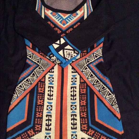 Tribal print party dress