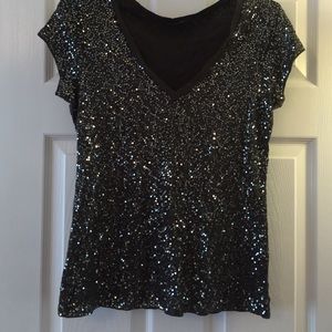 Express: Sequin T-Shirt
