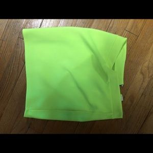New forever 21 neon skirt
