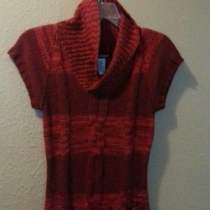Red Striped Mini Dress/Sweater