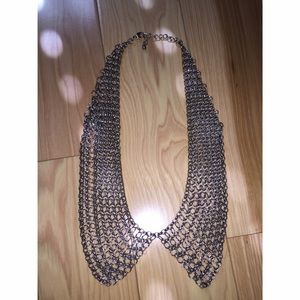Unique Chain-Link Collar Statement Necklace