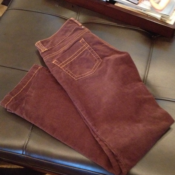 Stylish brown  Prana cords-size 2 worn ONCE!!!