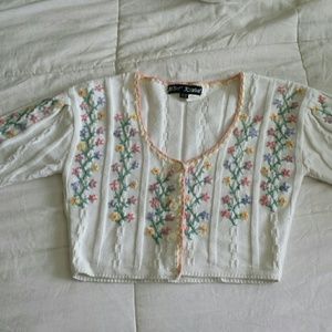 Vintage Betsey Johnson cropped sweater