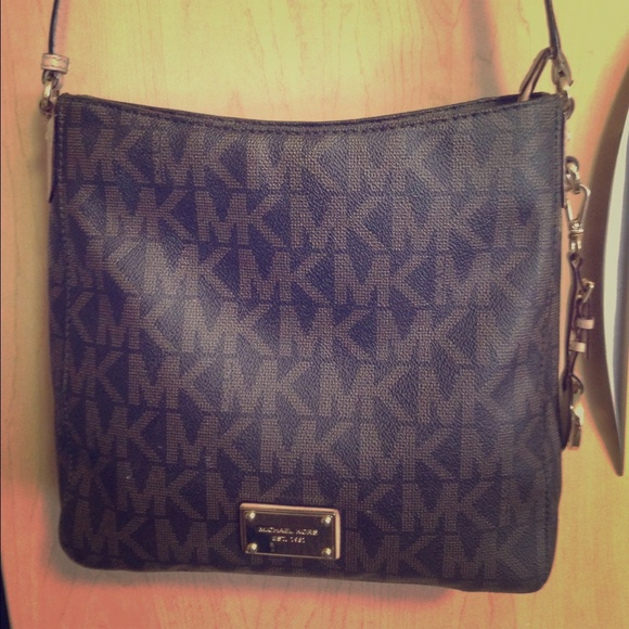 Brown Michael Kors Crossbody Shoulder Bag