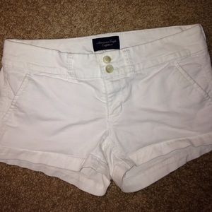 White American eagle shorts