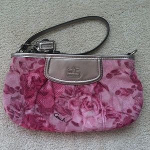 Large coach wristlet
