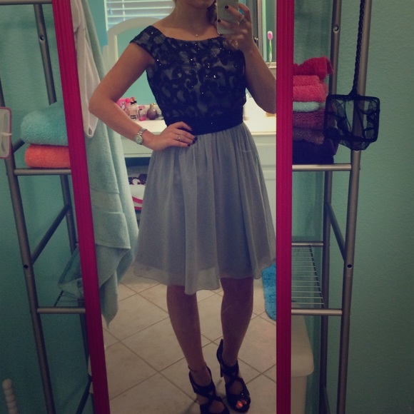 Black formal dress