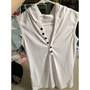Hooded tank top
