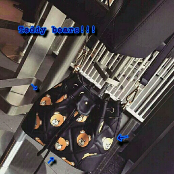 Teddy bear bucket bag!!-preorder