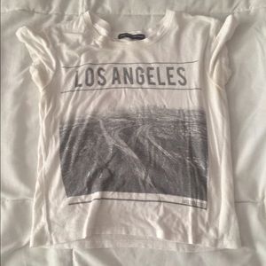 los angeles crop top