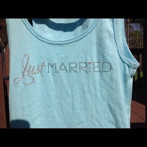 Just Married Victoria Secret Tank