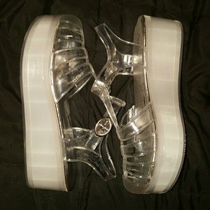 Wanted Jellypop Platform Flatform Sandal Jellies
