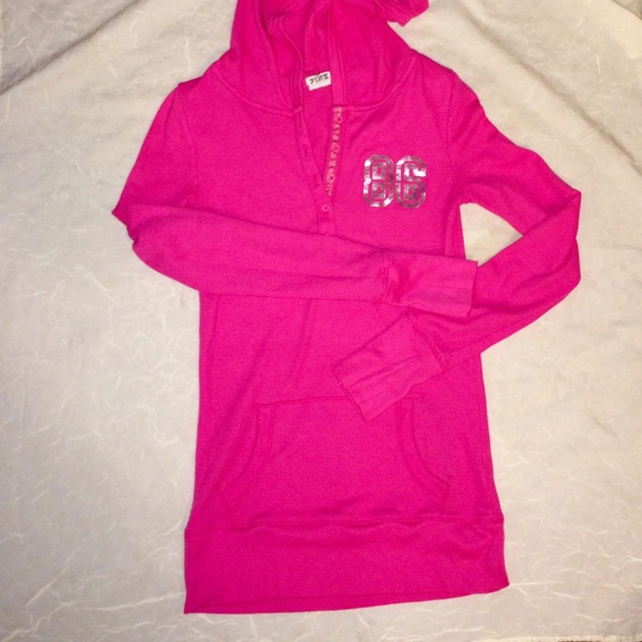 Pink! Pink thermal hoodie 💖