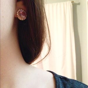 Purple earrings. Willing to bundle