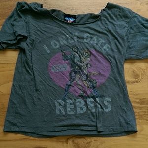 Off the shoulder star wars top