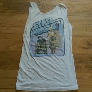 Cut up star wars vintage top