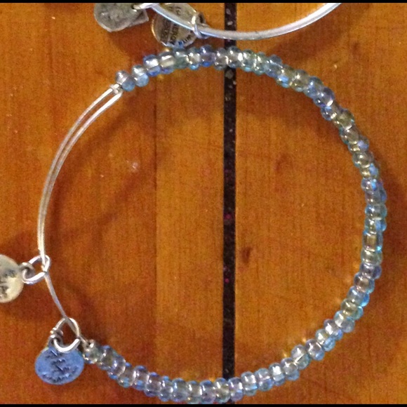 Alex and ani blue bead