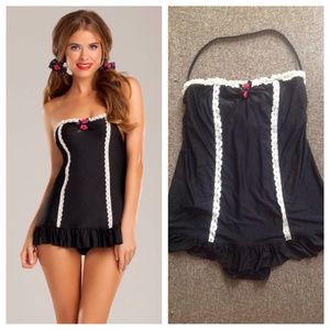 Betsey Johnson LACE IS MORE Swimsuit M