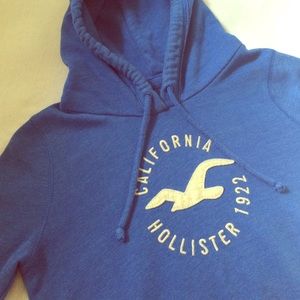 Size Medium Cobalt Blue Hollister Hoodie